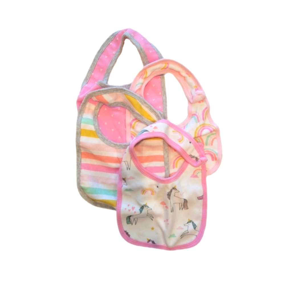 Cloud Island Unicorn Bibs